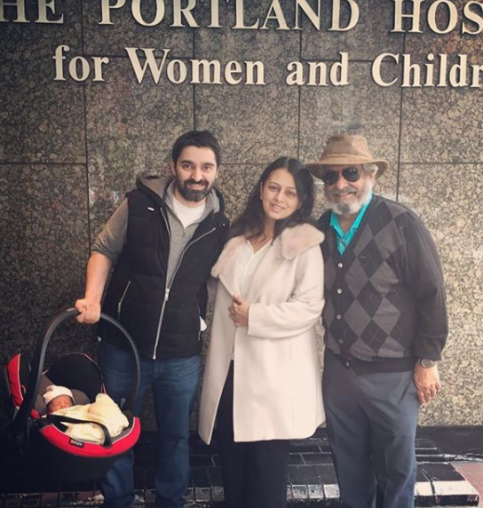 Deeya Chopra Mehta, Ritchie Mehta and Evaan Mehta